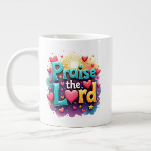 Caneca De Café Grande Louvado Senhor