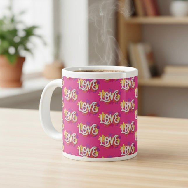Caneca De Café Grande LOVE Giant Coffee Mug (Criador carregado)