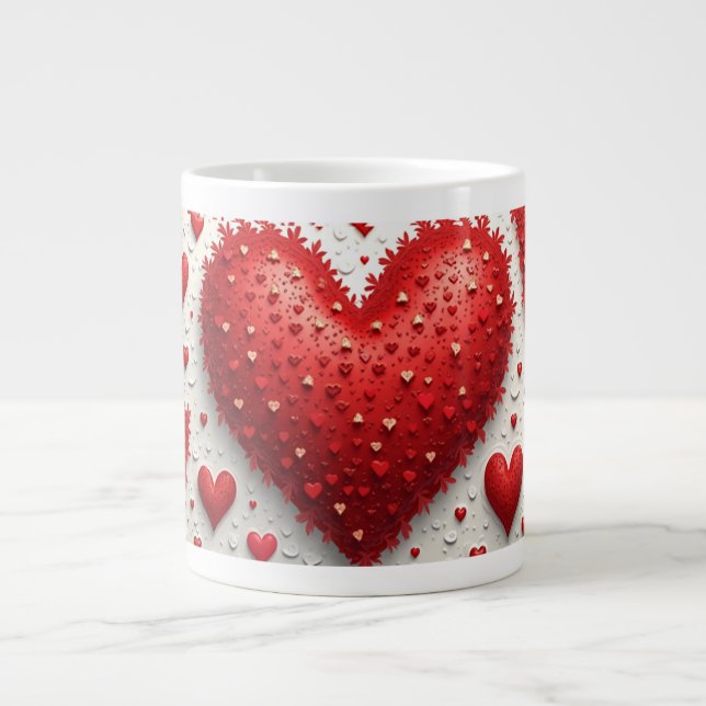 Caneca De Café Grande Love Mug (Frente)