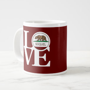 Caneca De Café Grande LOVE Soquel Grande