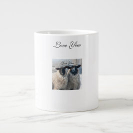 Caneca De Café Grande Love Themed Mug for Valentine's Day, Anniversaries