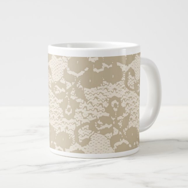 Caneca De Café Grande Lugar bege (Frente Esquerda)