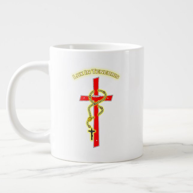 Caneca De Café Grande Lux in Tenebris - Rosary 02 (Esquerda)