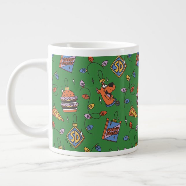 Caneca De Café Grande Luzes de Natal com Petiscos do Scooby-Doo (Esquerda)