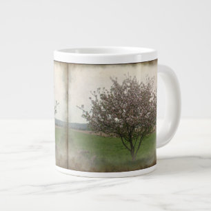 Caneca De Café Grande Macieira em Flor