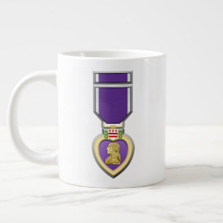Caneca De Café Grande Madalha Purple Heart Personalizável 20oz