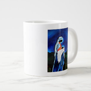 Caneca De Café Grande Madonna e criança - filho amado 2008