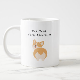 Caneca De Café Grande Mãe de Cachorro: Especialista em Corgi Presente