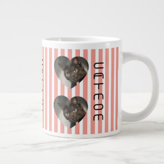 Caneca De Café Grande Mãe de gatos 2 foto Mug