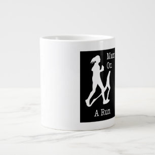 Caneca De Café Grande Mãe de presentes de camisa T correndo mulheres