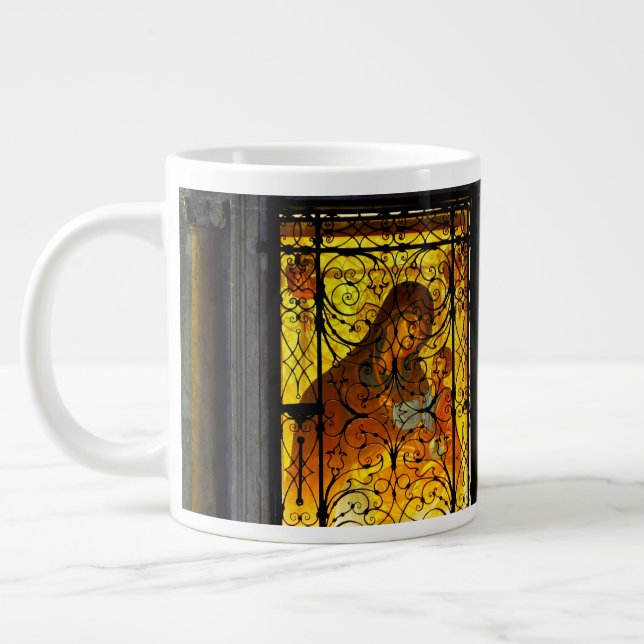 Caneca De Café Grande MÃE E CRIANÇA Jumbo Mug (Esquerda)