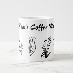 Caneca De Café Grande Mãe Elegante de café Specialty Mug