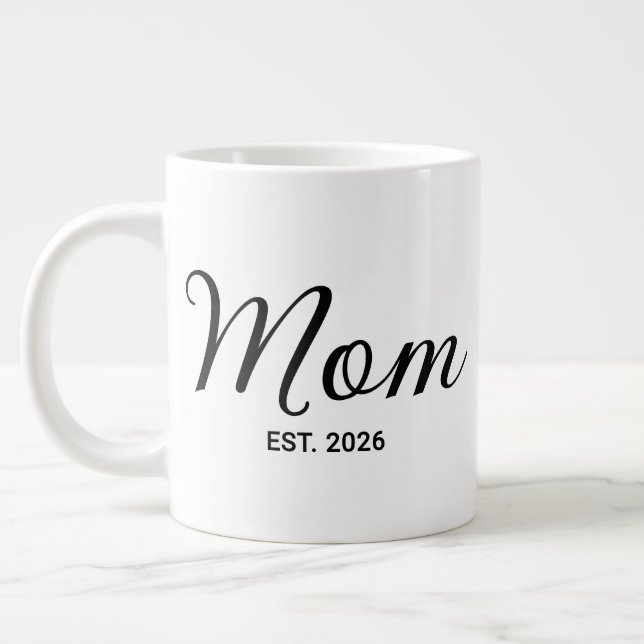Caneca De Café Grande Mãe Estabeleceu Novo Presente de Mãe (Esquerda)