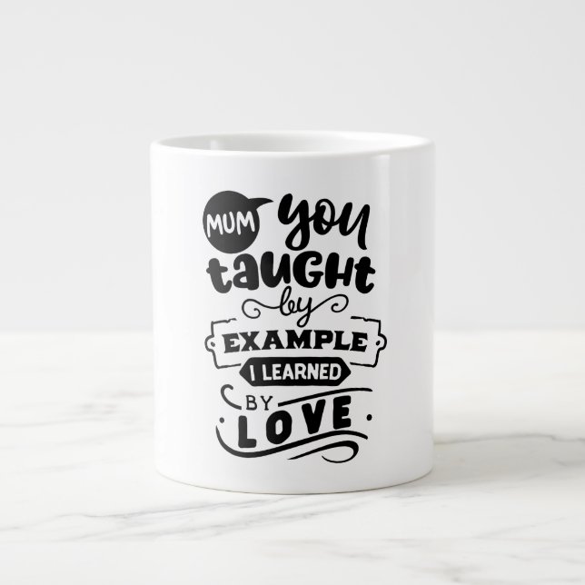 Caneca De Café Grande MÃE - Jumbo Mug (Frente)