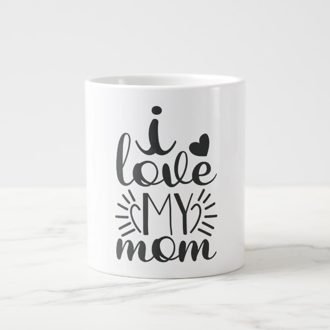 Caneca De Café Grande Mãe Jumbo Mug (Frente)