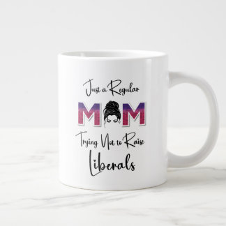 Caneca De Café Grande Mãe Normal Tentando Não Levantar Liberais-Mug