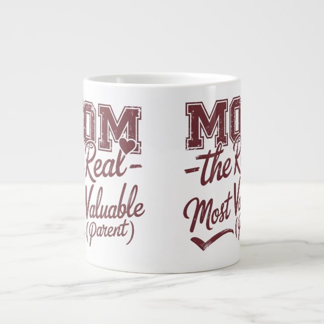 Caneca De Café Grande Mãe — O MVP Real (Pai Mais Valente) (Frente)