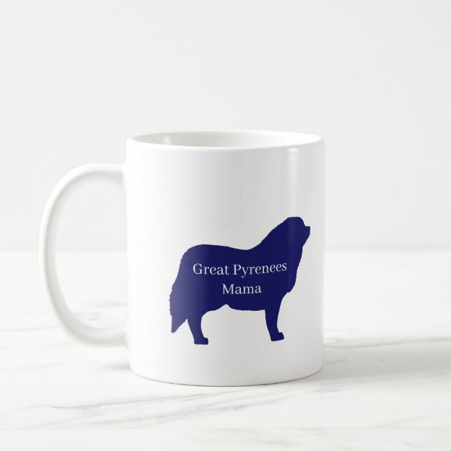 Caneca De Café Grande Mãe Pirenéus (Esquerda)