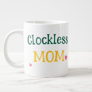 Caneca De Café Grande Mãe Sem Relógio Piada Dia das Mães Grande 