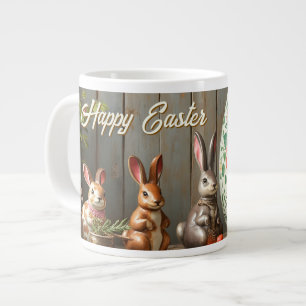 Caneca De Café Grande Magia da Primavera com Flores e Felicidade de Coel