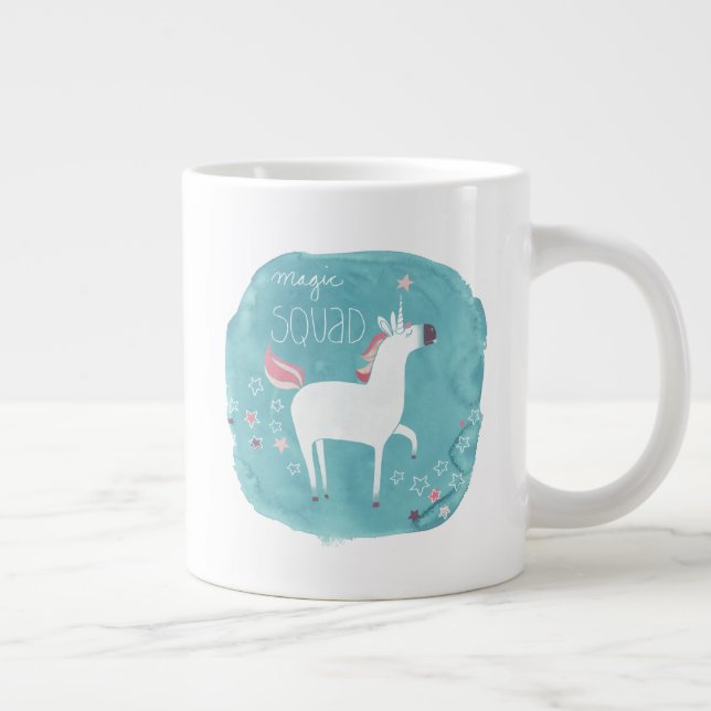 Caneca De Café Grande Magic Unicorn Squad (Direita)