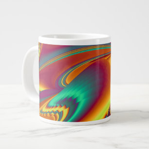 Caneca De Café Grande Mágica de Flores de Outono de primavera Verão