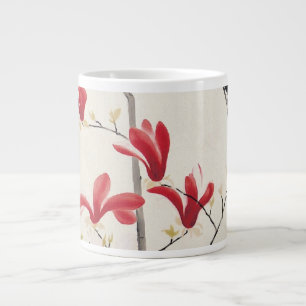 Caneca De Café Grande Magnolia Tree por Kobayashi Kokei, Vintage Nature