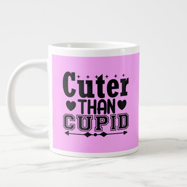 Caneca De Café Grande Mais Corante Que O Cupido (Esquerda)