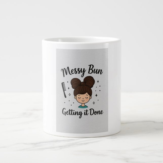 Caneca De Café Grande Makeup girl mug (Frente)
