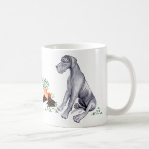 Caneca De Café Grande Malandro Pup Azul UC