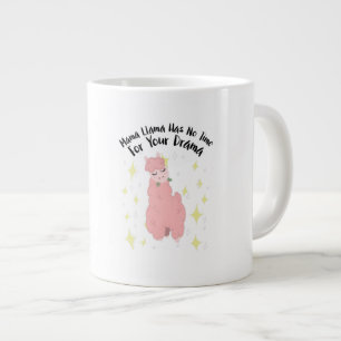 Caneca De Café Grande Mama Llama Não Tem Tempo Para Seu Drama