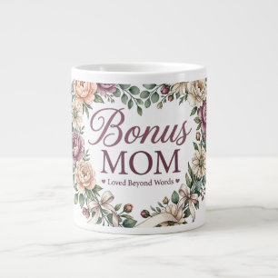 Caneca De Café Grande Mamãe Bonus , Dia das Mães Presente para Madrasta