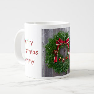 Caneca De Café Grande Mamãe de Natal Jumbo Mug