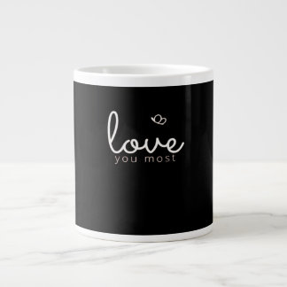 Caneca De Café Grande Mamãe E Eu Te Amamos Mais Doce Estilo Família