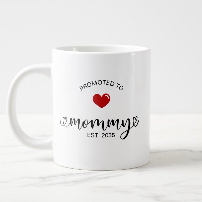 Caneca De Café Grande Mamãe Estabeleceu Novo Presente de Mãe (Esquerda)