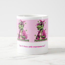 Caneca De Café Grande Mamasaurus 