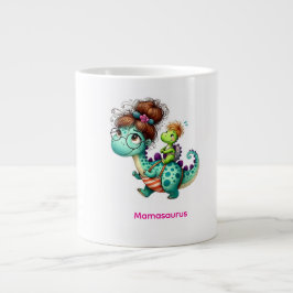 Caneca De Café Grande Mamassauro