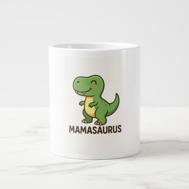 Caneca De Café Grande Mamassauro (Frente)