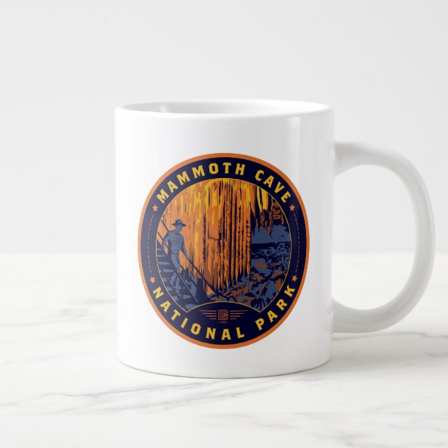 Caneca De Café Grande Mammoth Cave National Park (Direita)