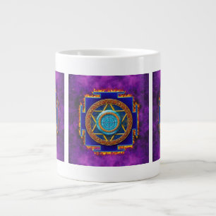 CANECA DE CAFÉ GRANDE MANDALA TWELVE RELIGIÕES