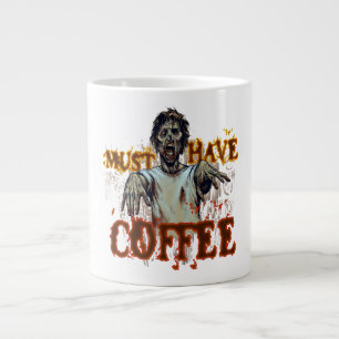 Caneca De Café Grande Manhã Zombie Coffee Mug