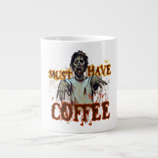 Caneca De Café Grande Manhã Zombie Coffee Mug