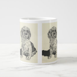 Caneca De Café Grande Mans Best Friker Spaniel
