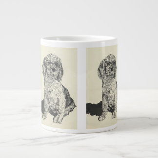 Caneca De Café Grande Mans Best Friker Spaniel