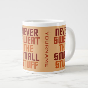 Caneca De Café Grande Mantas personalizadas motivacionais