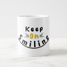 Mantenha o logotipo feliz sorridente
