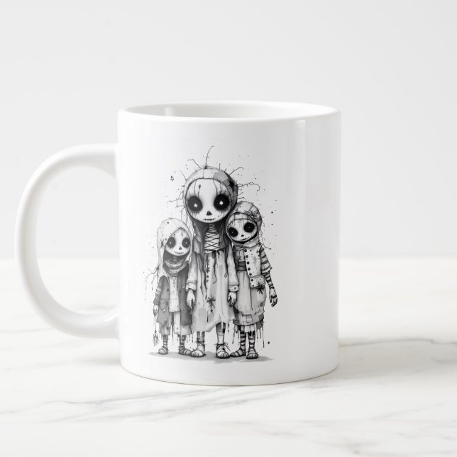 Caneca De Café Grande Mantenha ou design seu (Esquerda)