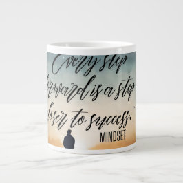 Caneca De Café Grande Mantenha-se inspirado - Designs motivacionais e de