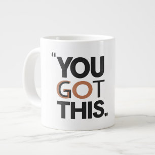 Caneca De Café Grande Mantenha-se inspirado - Designs motivacionais e de