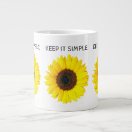 Caneca De Café Grande Mantenha Simples
